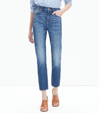 Madewell + Cruiser Straight Crop Jeans