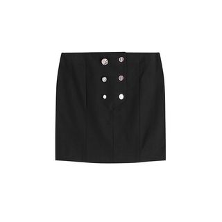 Anthony Vaccarello + Button Front Skirt