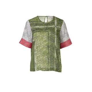 Preen Line + Classic T-Shirt With Block Print
