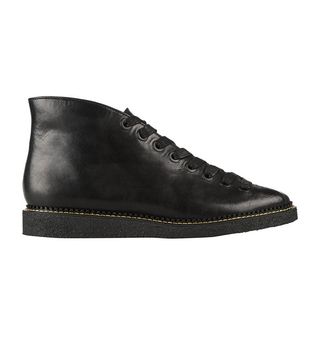 Alexander Wang + Emmanuel Lace-Up Leather Ankle Boots