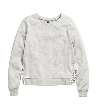 H&M + Sweatshirt with Lacing
