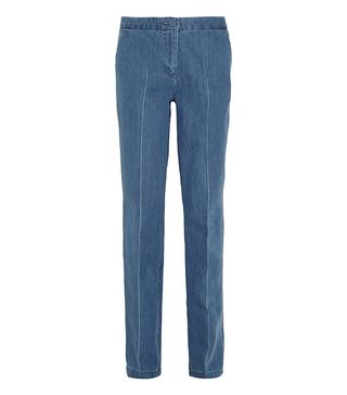 Topshop Unique + Whitcomb High-Rise Straight-Leg Jeans