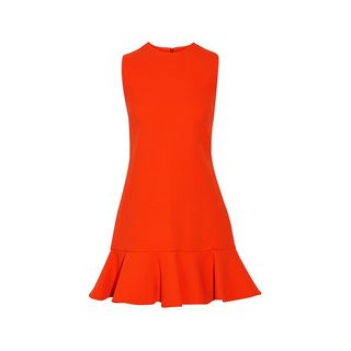 Victoria, Victoria Beckham + Fluted Hem Dress