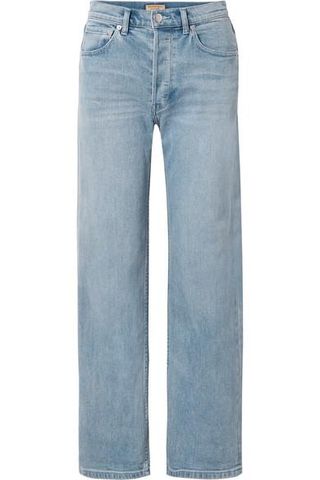 Burberry + High-Rise Straight-Leg Jeans
