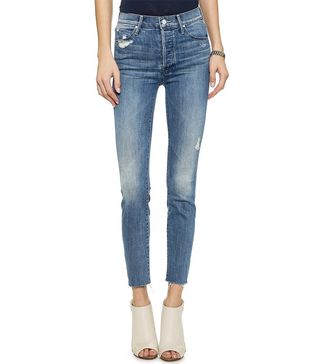 Mother + Stunner Ankle Fray Jeans