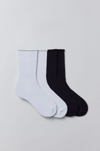 Urban Outfitters + Soft Roll Crew Sock 2-Pack