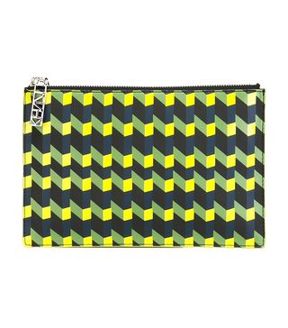 Kenzo + Geometric Print Clutch