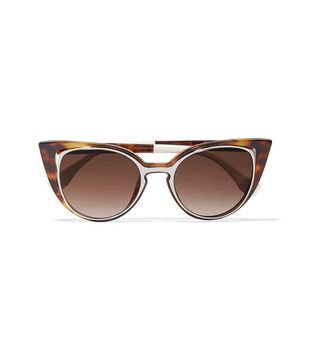 Fendi + Cutout Cat-Eye Sunglasses