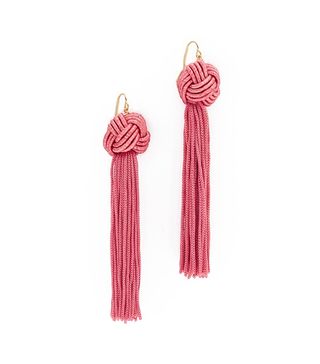 Vanessa Mooney + Astrid Knotted Tassel Earrings