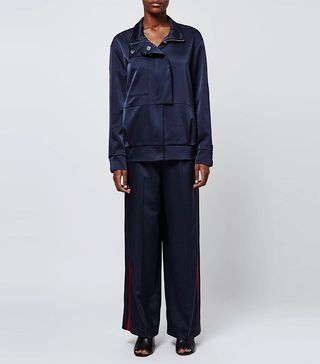 Topshop Boutique + Stripe Tracksuit Bomber Jacket and Trousers