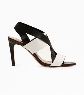 French Connection + Limor Leather Stiletto Sandals