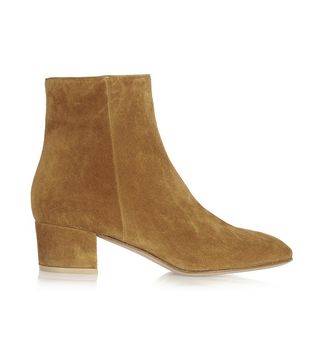 Gianvito Rossi + Suede Ankle Boots