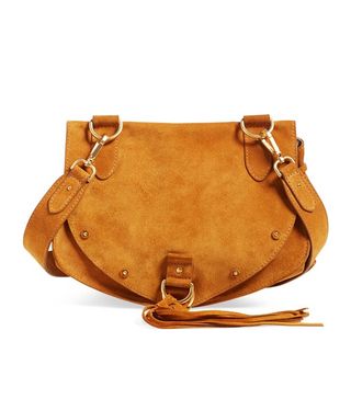 See by Chloé + Medium Collins Leather & Suede Messenger Bag