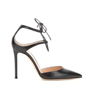 Gianvito Rossi + Lace-Up Leather Pumps
