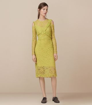 Finery + Ampfield Lace Frill Detail Dress