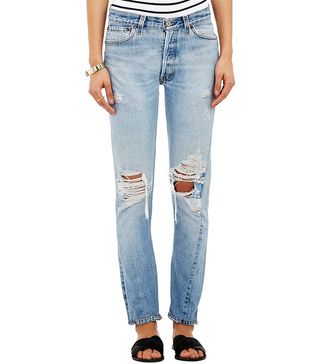 Re/Done + Straight Skinny Jeans