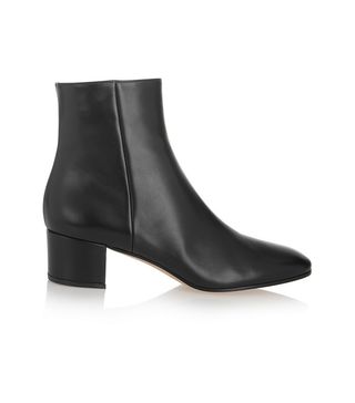 Gianvito Rossi + Leather Ankle Boots