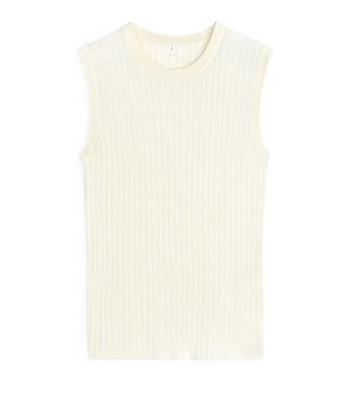 Arket + Silk Cotton Knitted Top