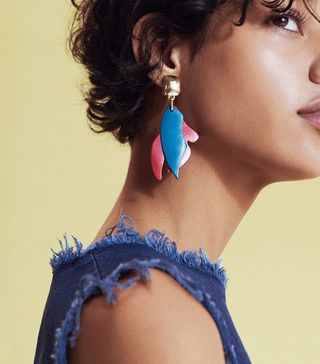 Mango + Bicolour Pendant Earrings