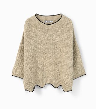 Mango + Cotton Linen-Blend Sweater