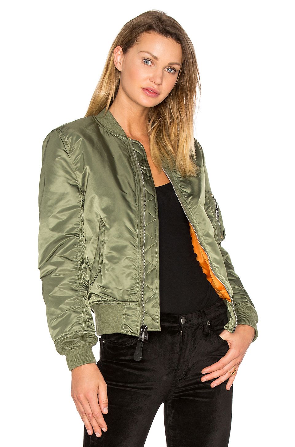 The 9 Best Celebrity Bomber-Jacket Outfits | Who What Wear