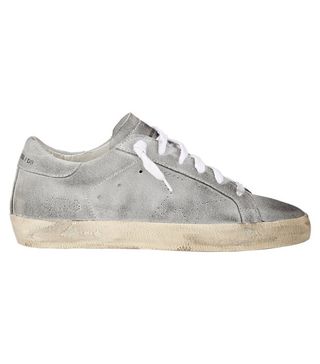 Golden Goose + Distressed Superstar Sneakers