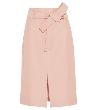 J.Crew Collection + Leslie Wool and Silk-Blend Faille Skirt
