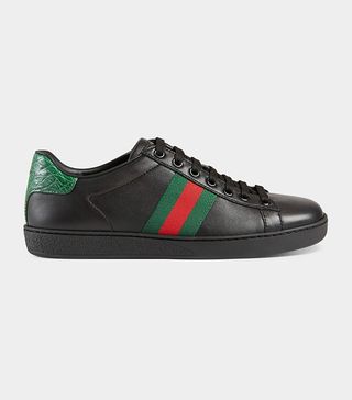 Gucci + Leather Low-Top Sneaker