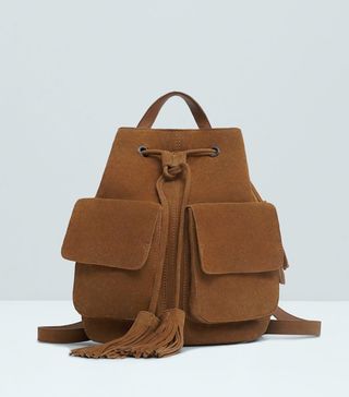Mango + Pocket Leather Backpack