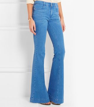 Stella McCartney + Mid-Rise Flared Jeans