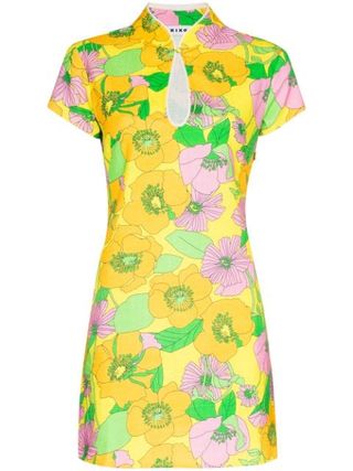 Rixo + Lolita Floral Print Mini Dress