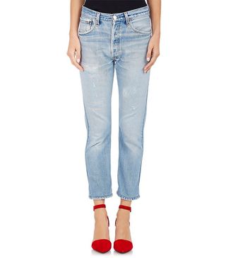 Re/Done + High-Waist Skinny Crop Jeans