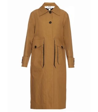 Acne Studios + Vallina Cotton-Gabardine Trench Coat