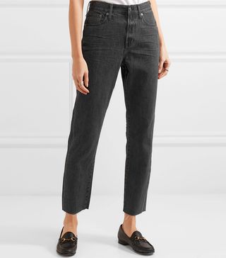 Madewell + The Perfect Summer Cropped High-Rise Jeans