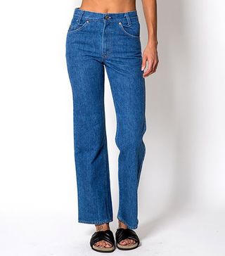 The High Waisted Crop Levi Jeans, Waist 26