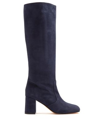 Maryam Nassir Zadeh + Lune Suede Knee-High Boots