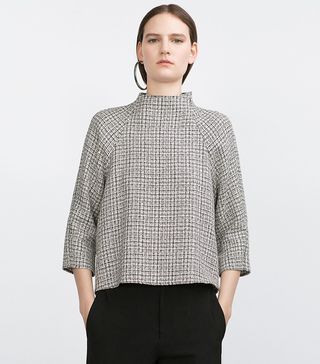 Zara + Tweed Top