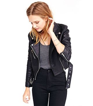 Members Only + Vegan Leather Jacket