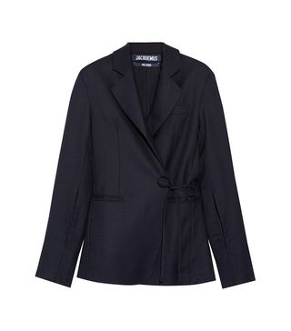 Jacquemus + Wool-Pique Blazer