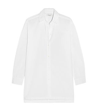 Madewell + Oversized Cotton-Poplin Shirt