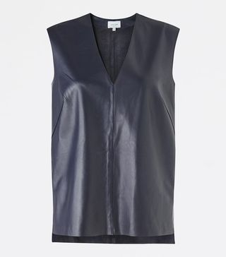 Jigsaw + Leather Shell Top