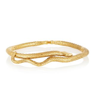 Aurélie Bidermann + Snake Gold-Plate Choker