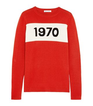 Bella Freud + 1970 Intarsia Wool Sweater