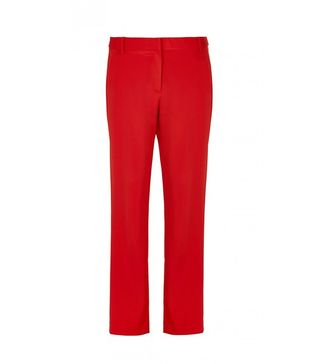 Tibi + Stretch Faille Cropped Beatle Pants