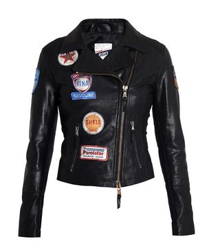 History Repeats + Black Motorcycle Leather Jacket
