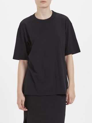 Bassike + Wide Rib Neck Tee