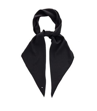 Saint Laurent + Silk-Georgette Lavalliere Scarf