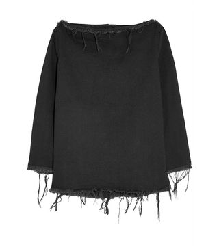 Marques' Almeida + Frayed Denim Top