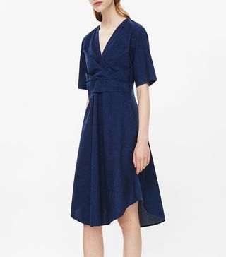 COS + Cross-Over Drape Dress