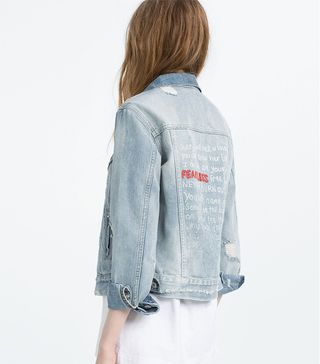 Zara + I Am Denim Collection Jacket